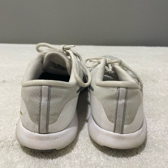 Nike Flex Contact Women White Cool Gray Sneakers Size 6.5 Athletic Running Shoes - Picture 3 of 12